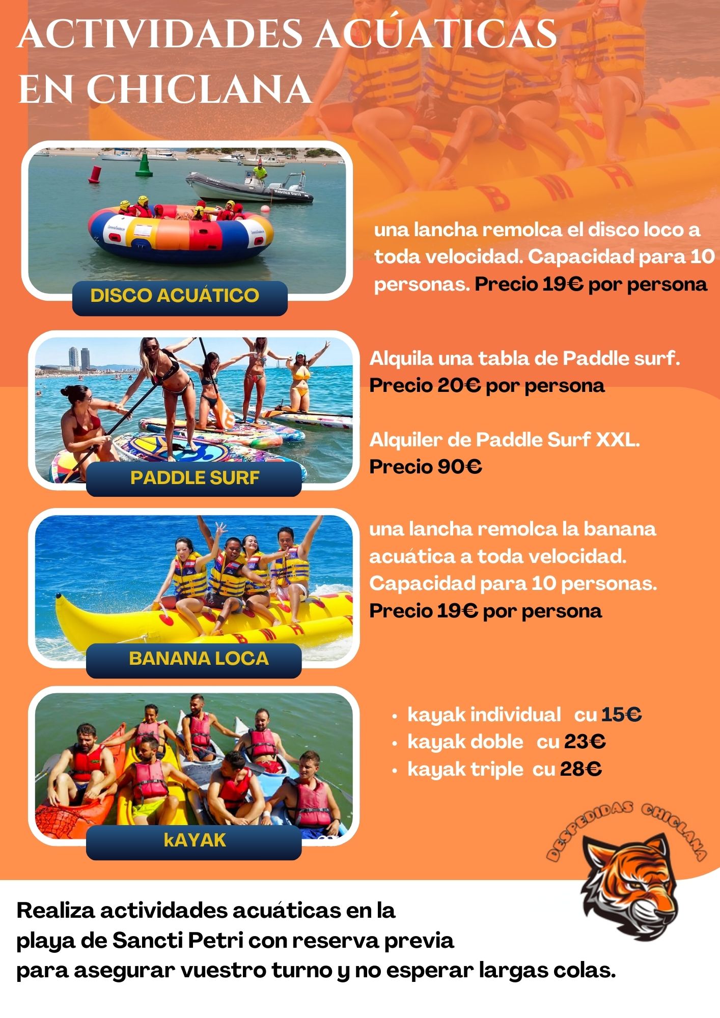 Actividades Acuáticas